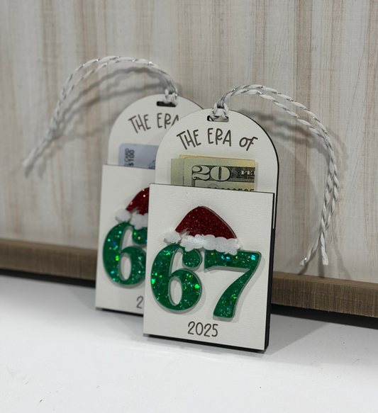 6-7 Gift Card/Money Holder Ornament