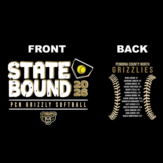 PCN State Bound Softball Tee